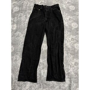 Levi Strauss Co 505 Black Denim Jeans W27 L30 Straight Leg